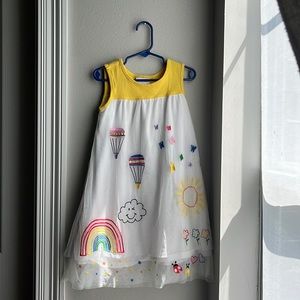 Hanna Andersson Spring Art Tulle Dress Size 5